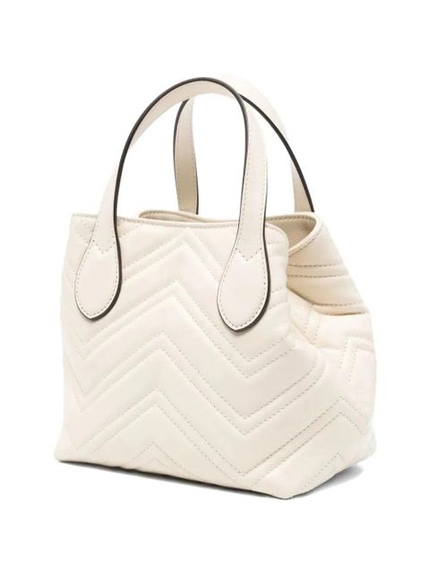 Gucci small GG Marmont tote bag - Neutrals - zdjęcie produktu nr 2