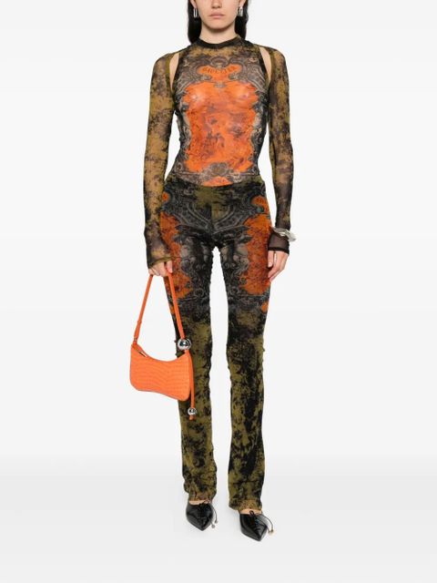 Jean Paul Gaultier printed sleeves - Black - zdjęcie produktu nr 2