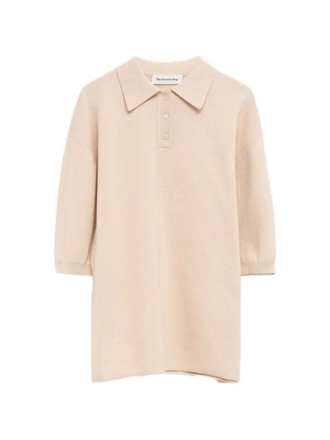 The Frankie Shop Nola polo shirt - Neutrals - zdjęcie produktu nr 1