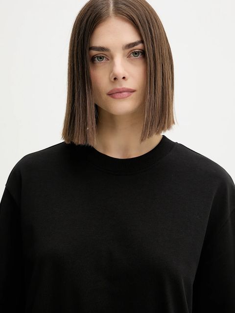 Karl Lagerfeld Jeans t-shirt bawełniany damski kolor czarny A4W17096