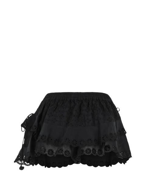 ISABEL MARANT Neis embroidered shorts - Black - zdjęcie produktu nr 2