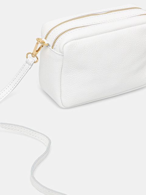 Answear.LAB torebka skórzana kolor biały