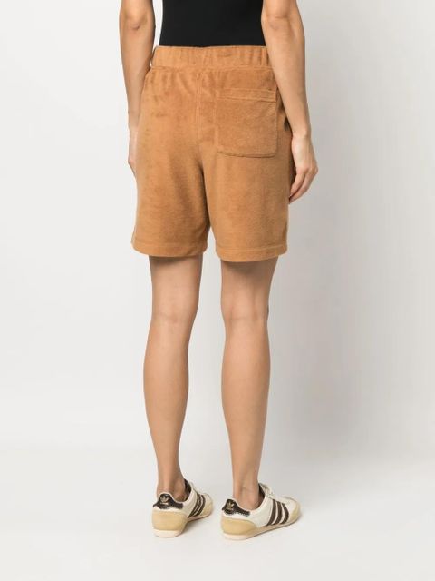 UGG logo-print cotton shorts - Brown