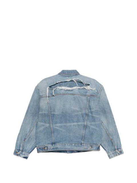 Alexander Wang logo distressed jacket - Blue - zdjęcie produktu nr 2