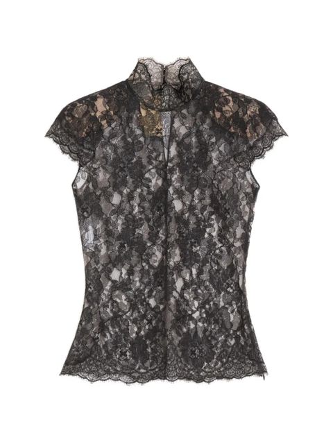 Valentino Garavani Lace Top - Black - zdjęcie produktu nr 1