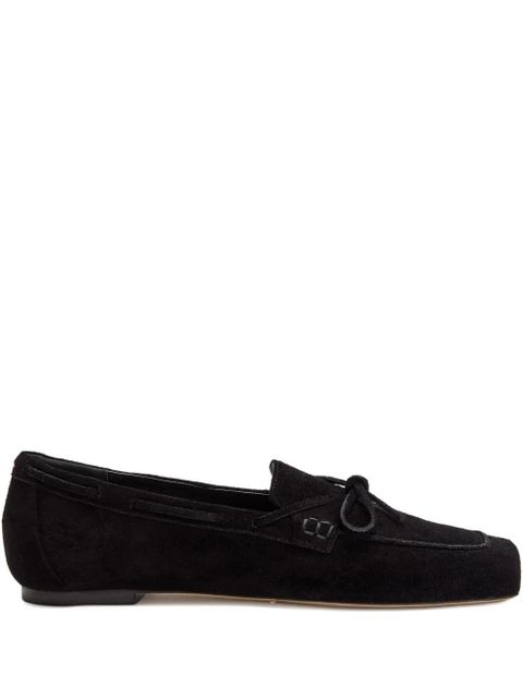 Aeyde Jasper suede loafers - Black - zdjęcie produktu nr 1