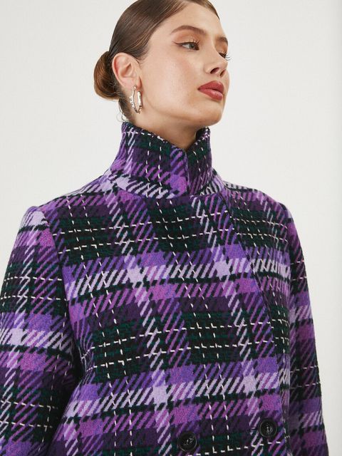 Medicine płaszcz z domieszką wełny przejściowy dwurzędowy