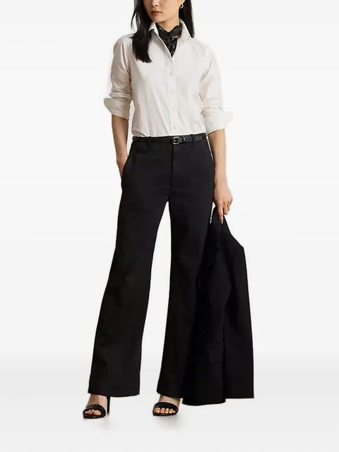Lauren Ralph Lauren cotton chino flared trousers - Black - zdjęcie produktu nr 2