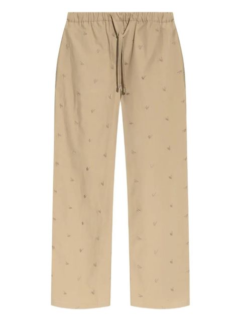 The Attico Estate Meravigliosa straight-leg trousers - Neutrals - zdjęcie produktu nr 1