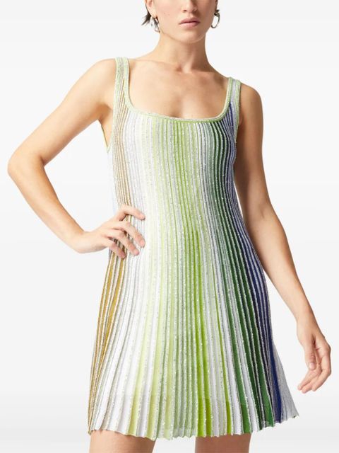 Missoni plissé mini dress - Green - zdjęcie produktu nr 2