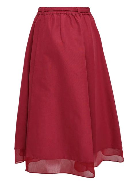 3.1 Phillip Lim buckled midi skirt - Red - zdjęcie produktu nr 1