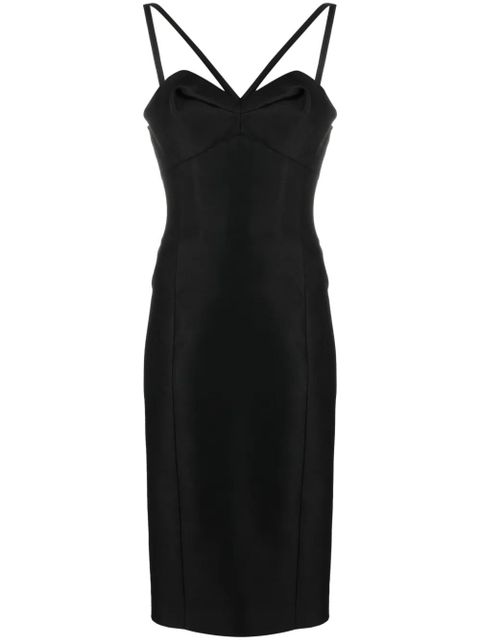 Versace halterneck bustier midi dress - Black - zdjęcie produktu nr 1