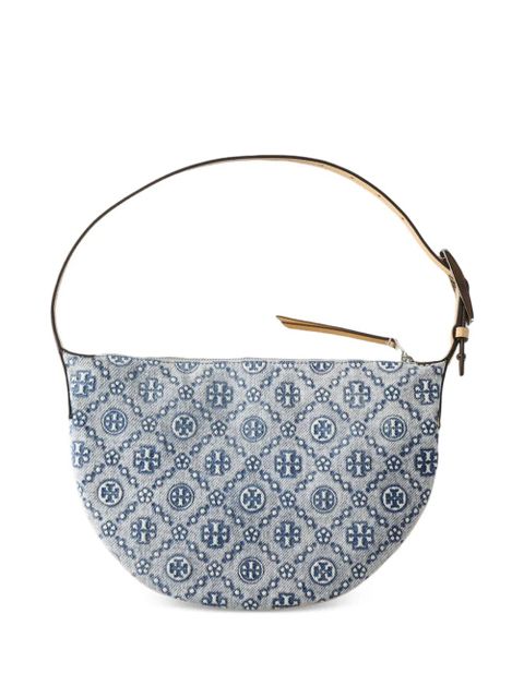 Tory Burch small logo-patterned tote bag - Blue - zdjęcie produktu nr 2