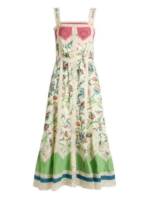 ETRO floral-print midi dress - Neutrals - zdjęcie produktu nr 1