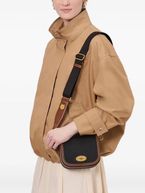 Mulberry small Darley grained leather satchel bag - Black - zdjęcie produktu nr 2