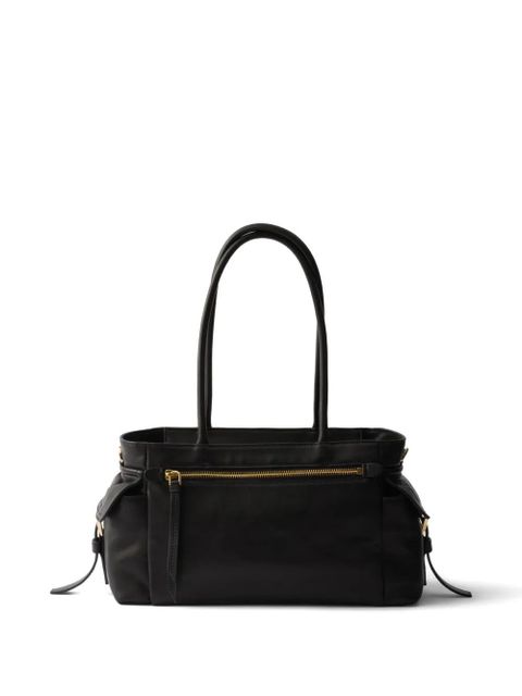 Prada medium Explore leather tote bag - Black