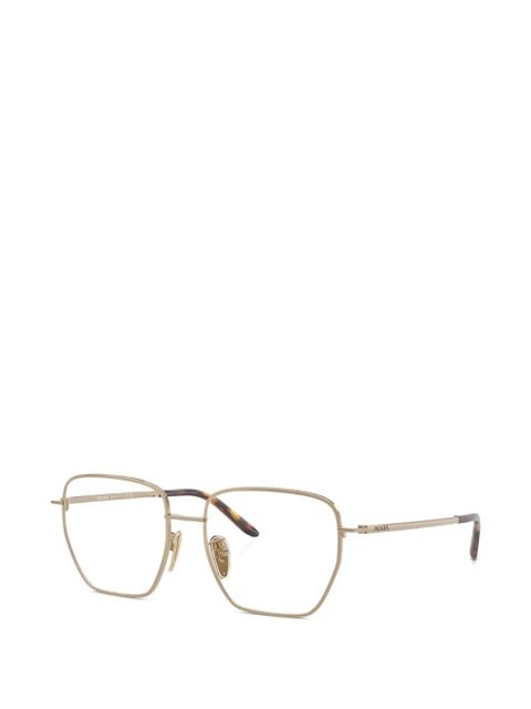 Prada geometric-frame glasses - Gold - zdjęcie produktu nr 2