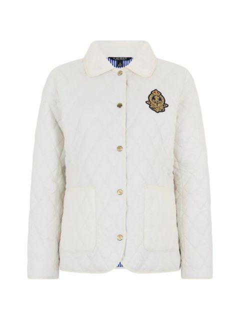 Lauren Ralph Lauren quilted crest puffer jacket - Neutrals - zdjęcie produktu nr 1
