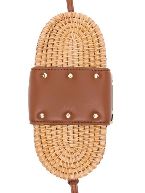 TWINSET interwoven-design mini bag - Neutrals