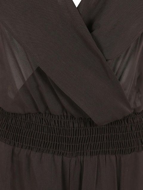 PINKO hooded flared jumpsuit - Brown