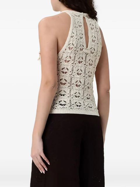 PINKO Crochet-effect top - Neutrals - zdjęcie produktu nr 2