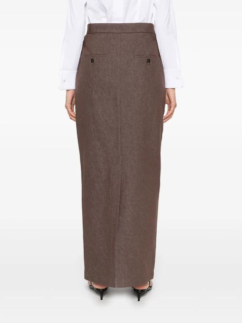 Max Mara Pianosa midi skirt - Brown