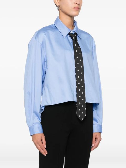 SANDRO asymmetric shirt - Blue