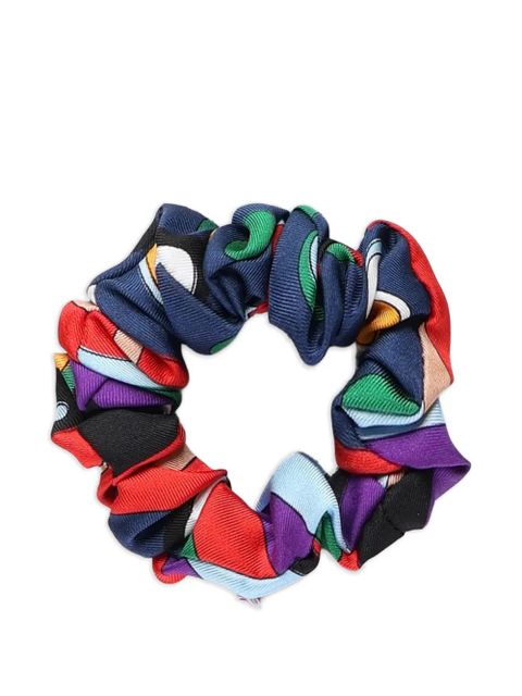 PUCCI fontane-print scrunchie - Blue - zdjęcie produktu nr 1