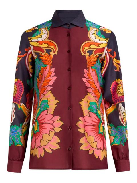 ETRO floral-print shirt - Red - zdjęcie produktu nr 1