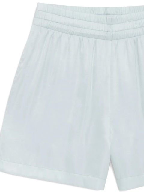 ANINE BING Kam elasticated-waistband shorts - Green