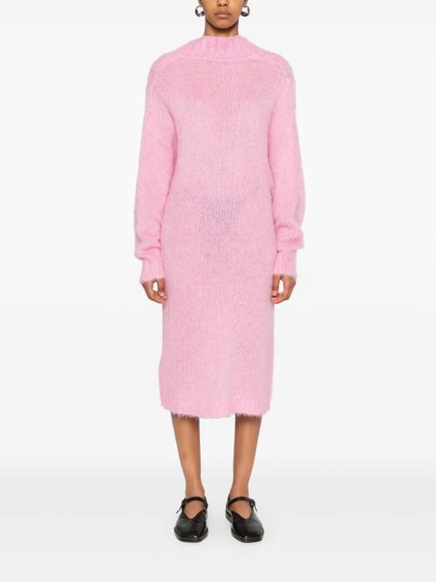 MM6 Maison Margiela knitted midi dress - Pink