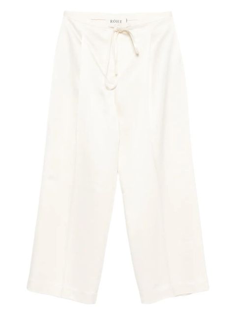 Róhe drawstring straight-hem trousers - Neutrals - zdjęcie produktu nr 1