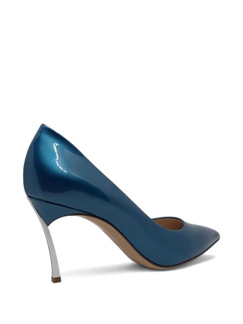 Casadei Superblade Jolly point-toe pumps - Blue