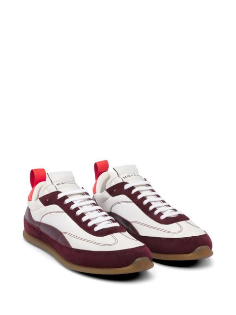 Alexander McQueen EC1 panelled suede-trim sneakers - Neutrals - zdjęcie produktu nr 2