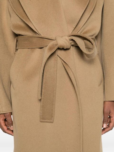 Róhe signature scarf coat - Brown