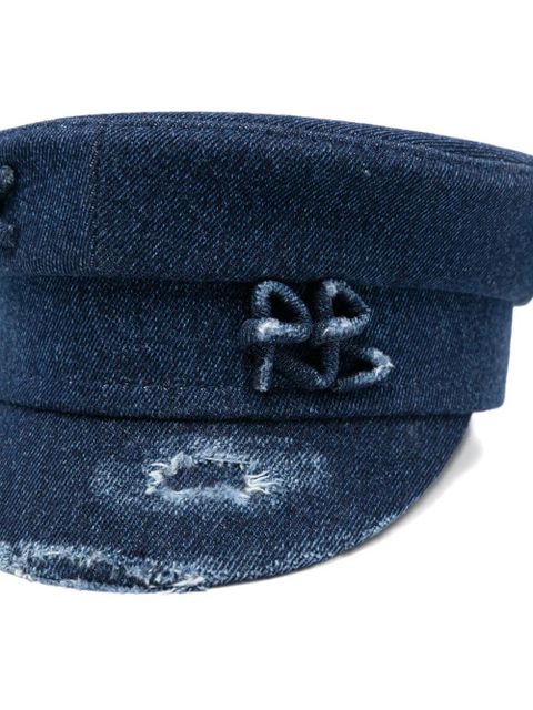 Ruslan Baginskiy distressed hat - Blue