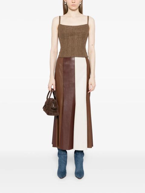 Reformation Hattie top - Brown