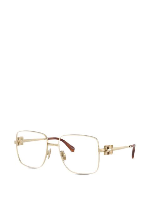 Miu Miu Eyewear square-frame glasses - Gold