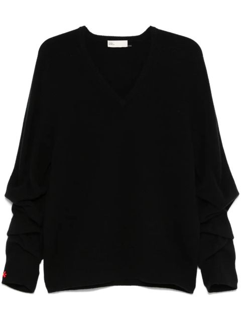 Tory Burch ruched sweater - Black - zdjęcie produktu nr 1