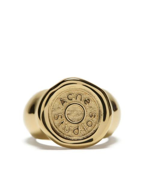 Acne Studios logo ring - Gold - zdjęcie produktu nr 1