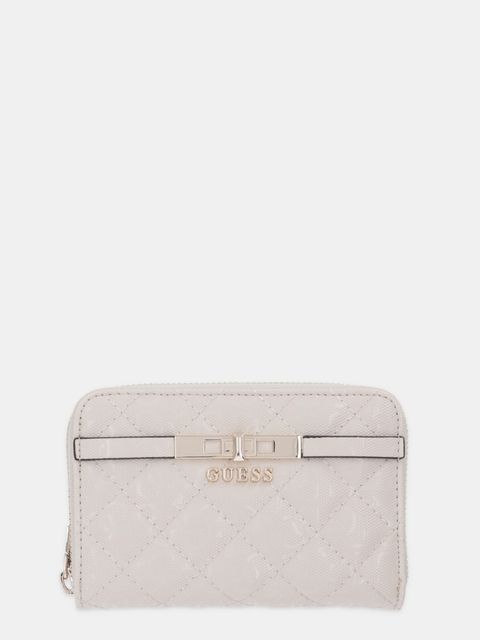 Guess portfel IDRA damski kolor beżowy SWGG81 57140 - zdjęcie produktu nr 1