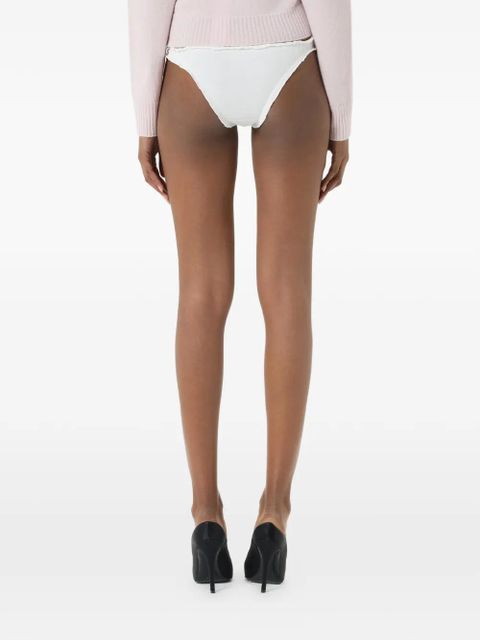 Blumarine dolphin-print briefs - White