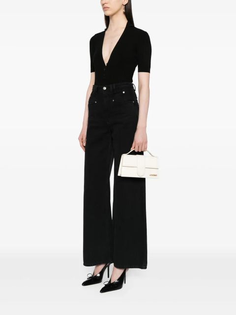 Jacquemus Le Grand Bambino leather mini bag - White