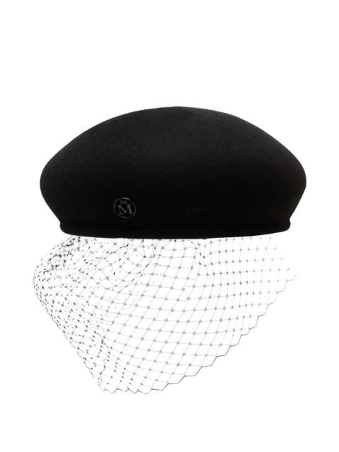 Maison Michel New Bonnie Veil hat - Black - zdjęcie produktu nr 1