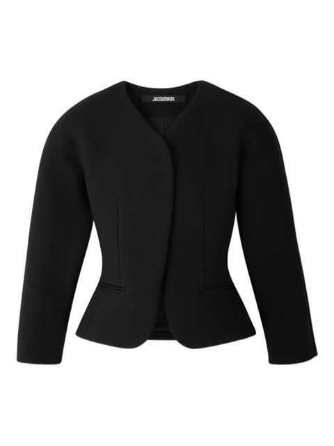 Jacquemus La Veste Ovalo jacket - Black - zdjęcie produktu nr 1