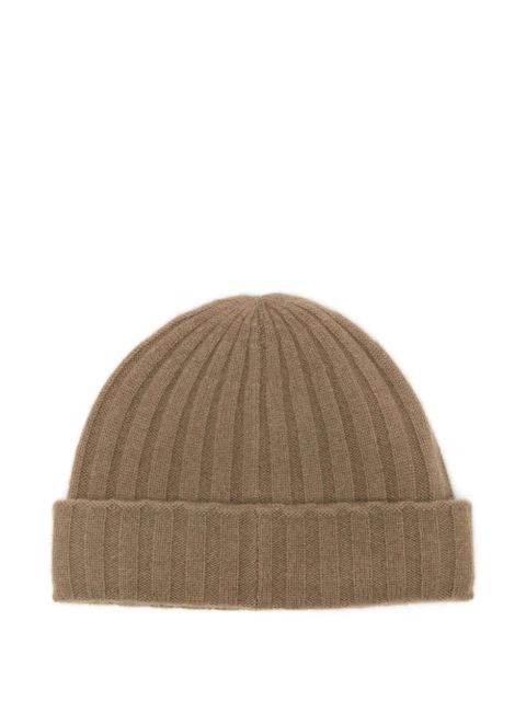 TOTEME ribbed cashmere beanie - Neutrals