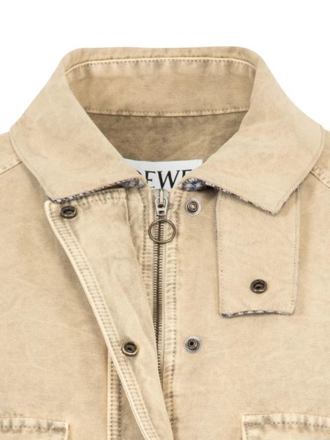 LOEWE quilted pocket jacket - Neutrals