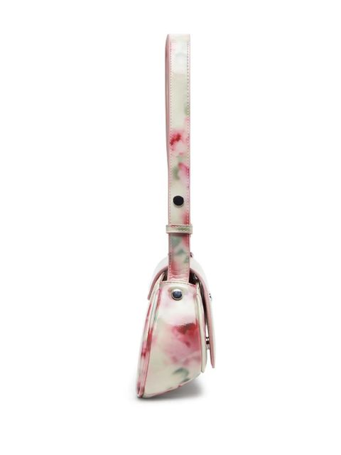 Diesel floral-print shoulder bag - White