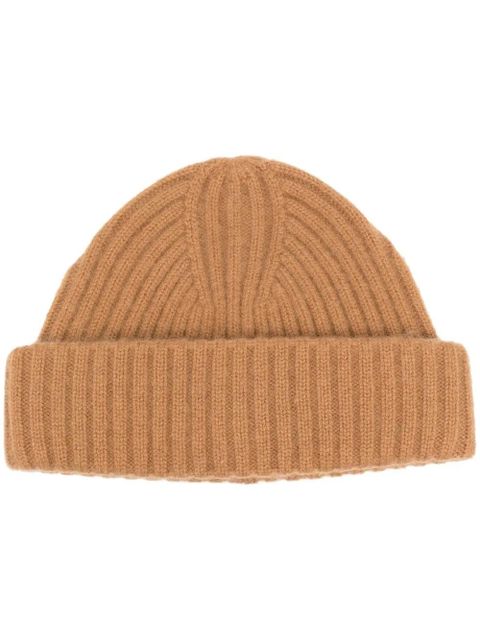 TOTEME chunky ribbed knit beanie - Brown
