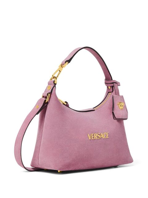 Versace Tag logo shoulder bag - Pink